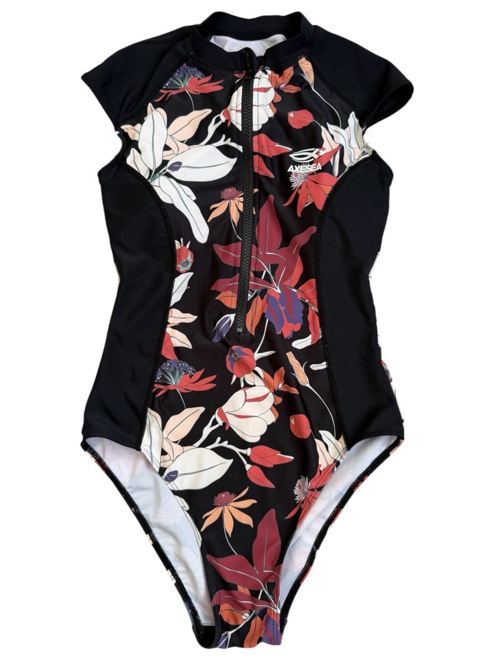Axesea One-Piece Rash Guard Swimsuit